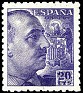 Spain 1940 Franco 20 CTS Violeta Edifil 922